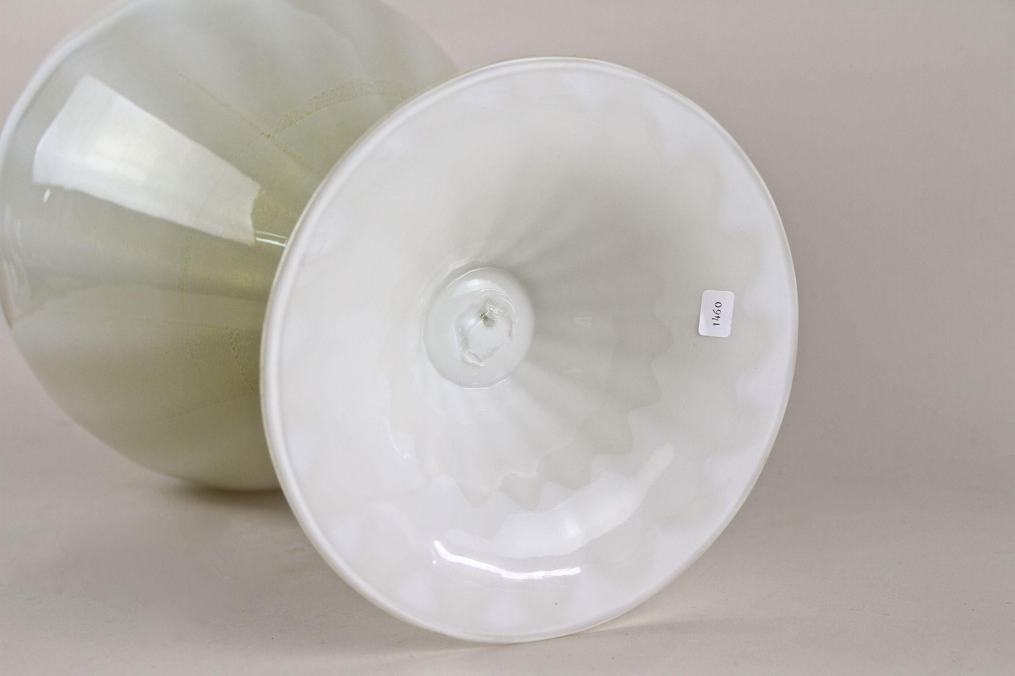 Goldene/beige Murano Amphora-Vase des 21. Jahrhunderts von GABBIANI Venezia, Italien im Angebot 10
