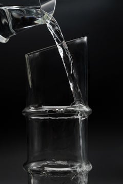 Hand-Crafted Glass Carafe 75cl, TAKE, Trasparent, Kanz