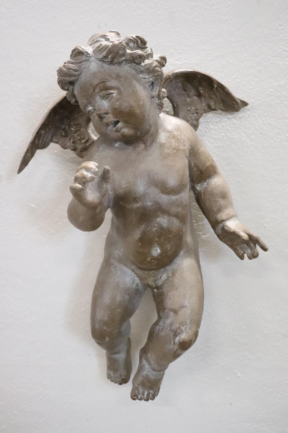 21th Century Italian Pair of Cherubs For Sale 2