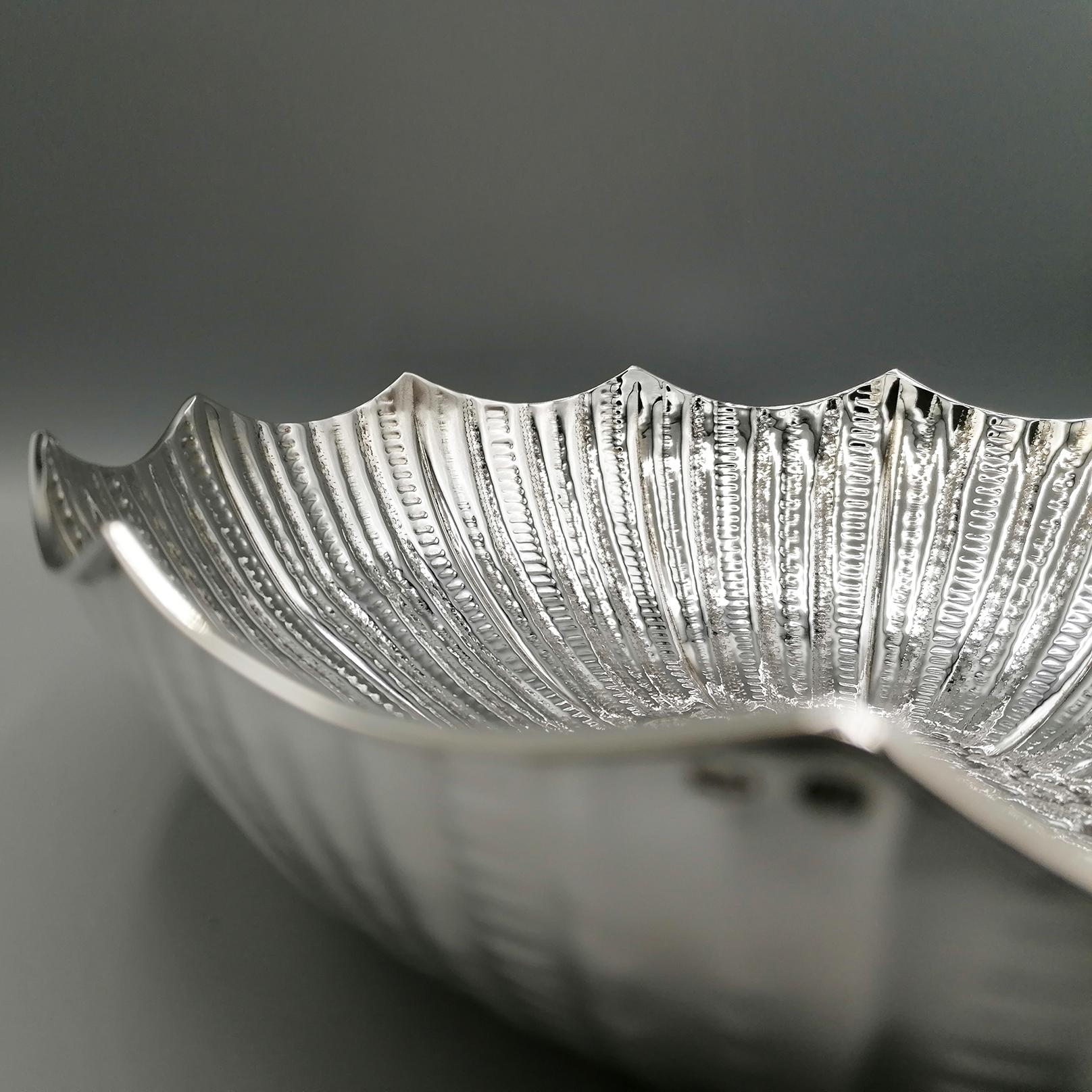 21st Century Italian Solid 800 Silver centerpiece For Sale 2