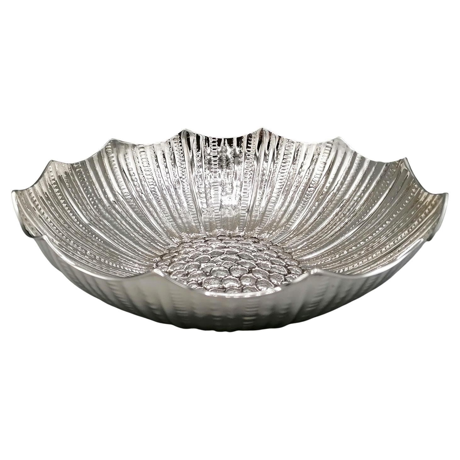 21st Century Italian Solid 800 Silver centerpiece For Sale