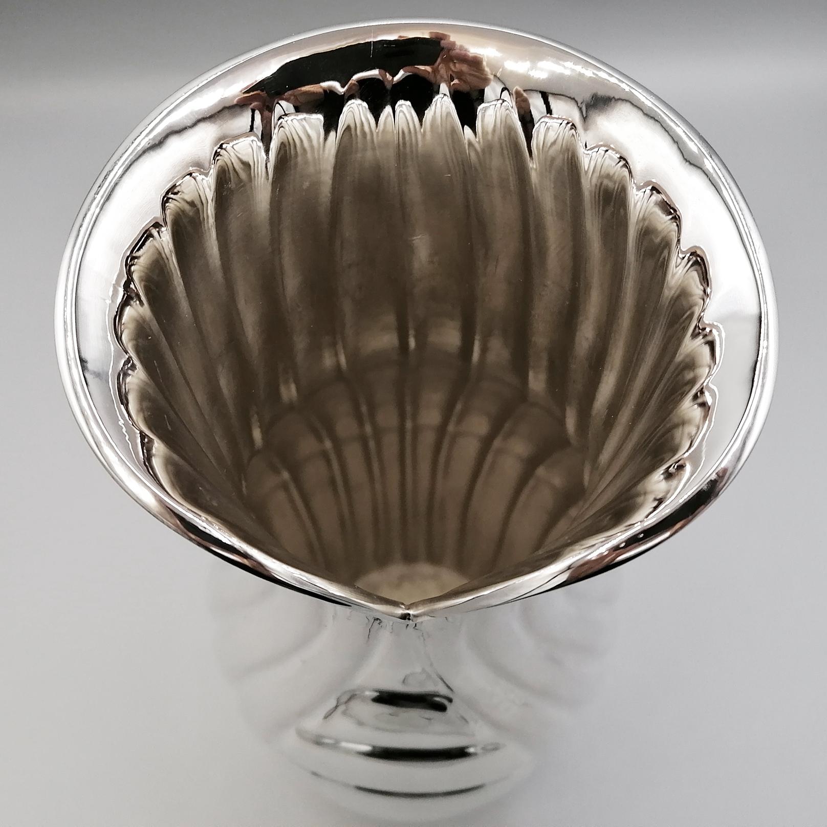 21st Century Italian Solid Silver Vase 3