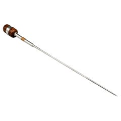 21th Century Italian Sterling Silver and Wood Conductor' Baton