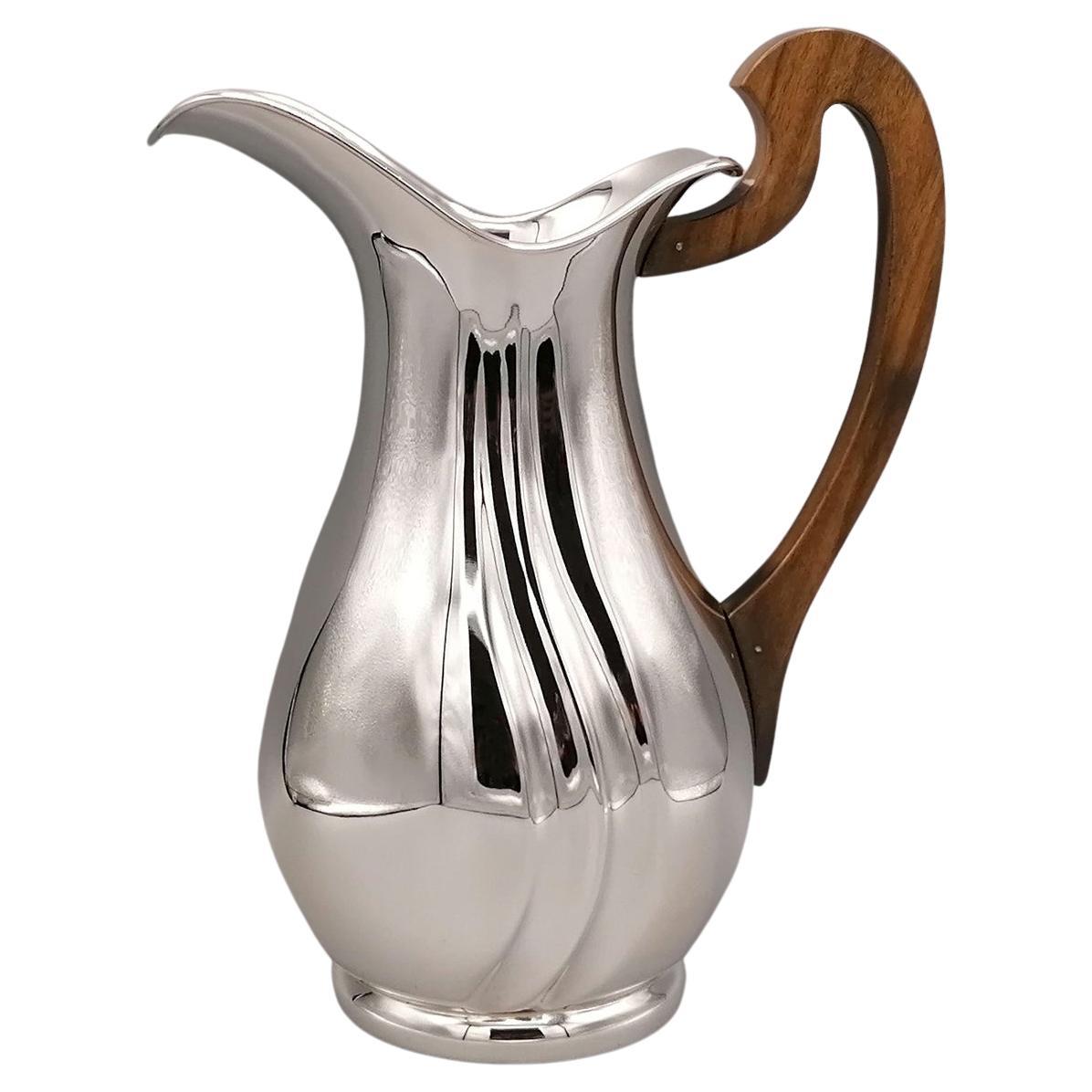 21st Century Italian Sterling Silver Jug