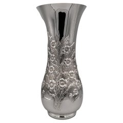 21th Century Italian Sterling Silver Vase