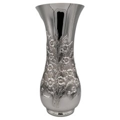 Italienische Vase aus Sterlingsilber des 21. Jahrhunderts