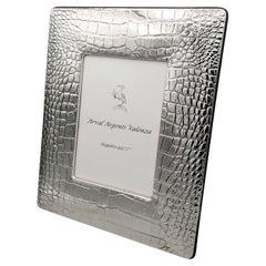 21st Century Iyalian Sterling Silver Picture Frame