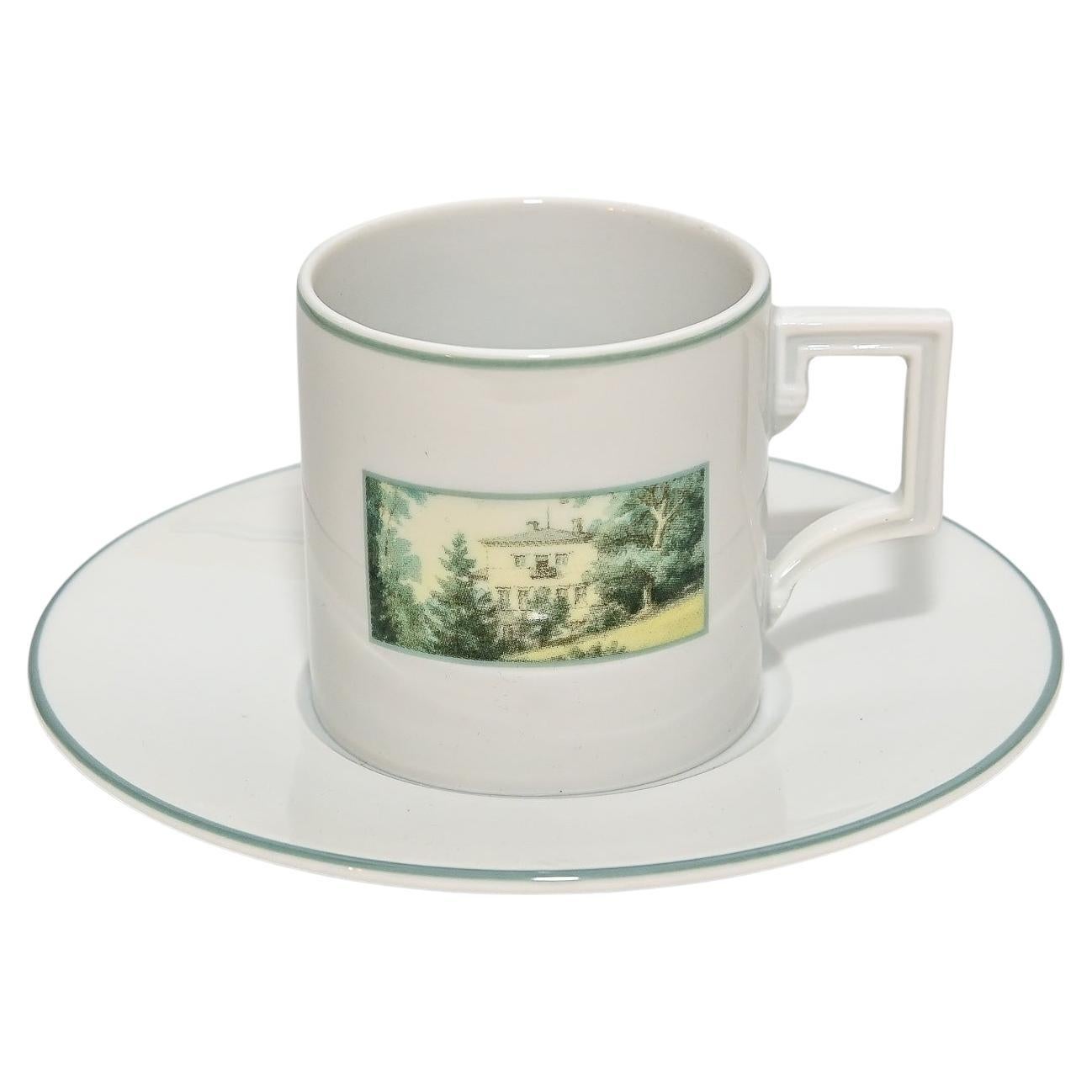 21th Century Meissen Porcelain Espressoset richard Wagner Bayreuth Fantaisie For Sale