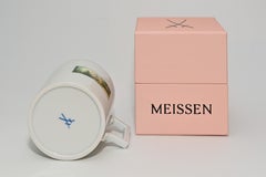 21th Century Meissen Porcelain Mug Bayreuth Richard Wagner Fantaisie