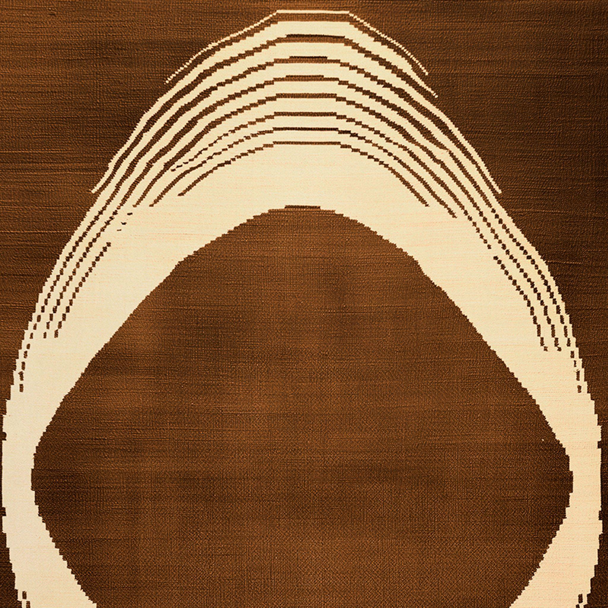 21. Jahrhundert Modern Rechteckig Teppich Oval Muster Braun & Beige 

Der Cedar Rug ist inspiriert von dem weichen, erdigen Aroma des Zedernholzes und verkörpert eine frische, erfrischende und leicht nostalgische Atmosphäre. Seine warmen, holzigen