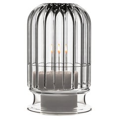 Set of 2 Glass Candle Lamps MOSCARDINO BIG, Handcrafted, Kanz