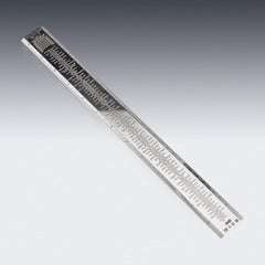 21th Century Solid Silver Ruler By Richard O.A Jarvis, England, c.2003