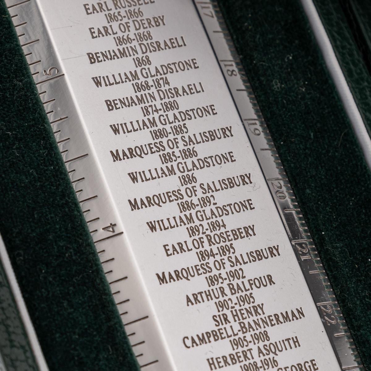 21th Century Solid Silver Ruler By Richard O.A Jarvis, England, c.2003 For Sale 2