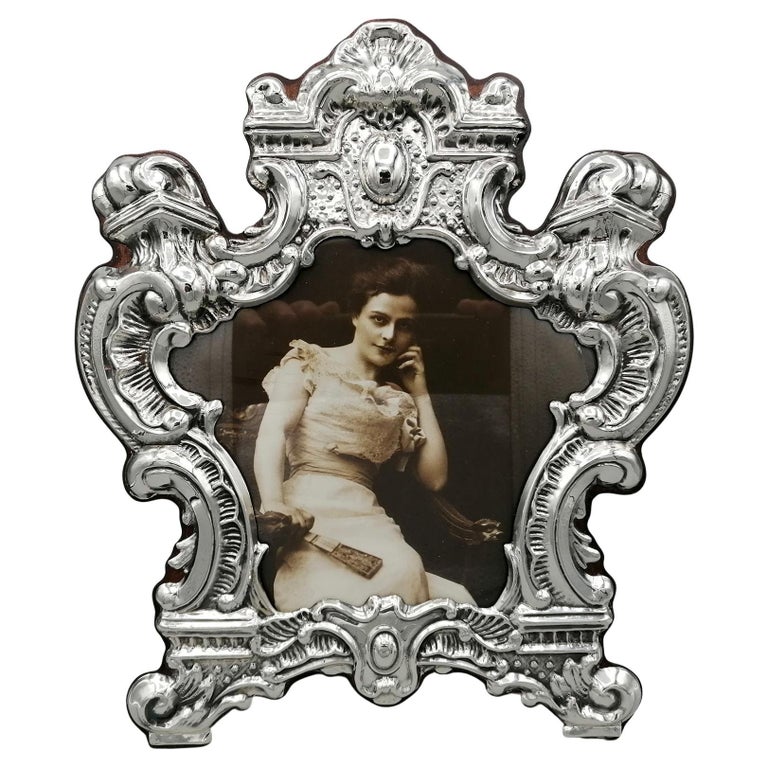 21st Century Sterling Silver Baroque "Cartagloria" Picture Frame at 1stDibs