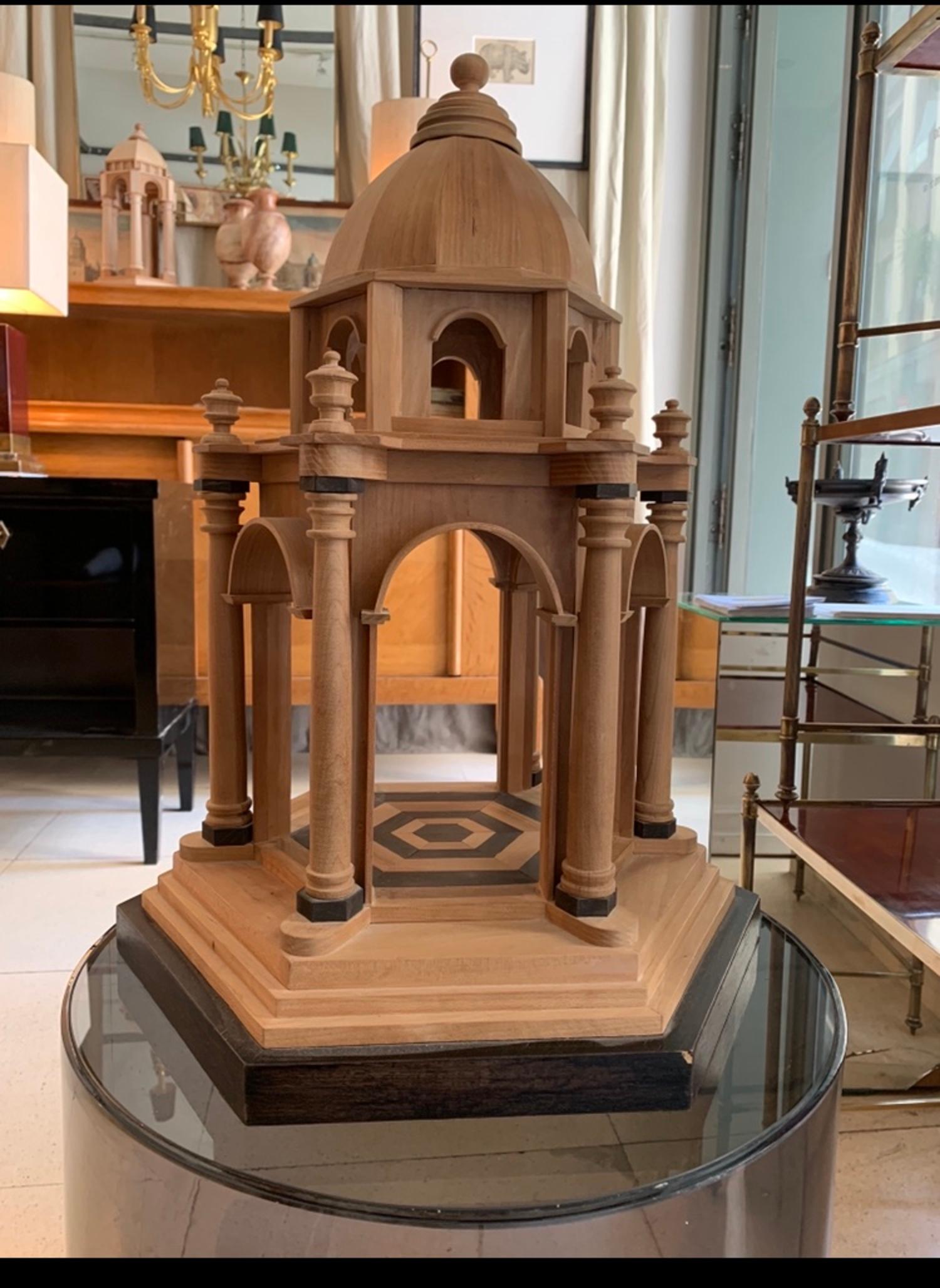 21th Century Wooden Neoclassical Architectural Model 3