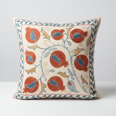 21 Zoll x 20 Zoll 100% Seide Kissenbezug. Kissen mit gestickter Spitze. Modernes Schilfrohr-Kissen