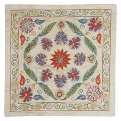 21 "x21" Housse de coussin en soie. Contemporary Lace Pillow. Taie d'oreiller brodée