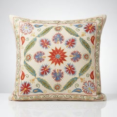 Funda de cojín totalmente de seda de 21 "x21". Cojín de encaje contemporáneo. Funda de almohada bordada Funda de cojín totalmente de seda de 21 "x21". Cojín de encaje contemporáneo. Funda de almohada bordada