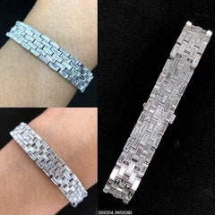 22 Carat Diamond Bracelet in 18K White Gold