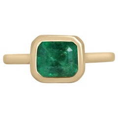2.2 Carat Emerald Statement 14K White Gold A Classic Statement