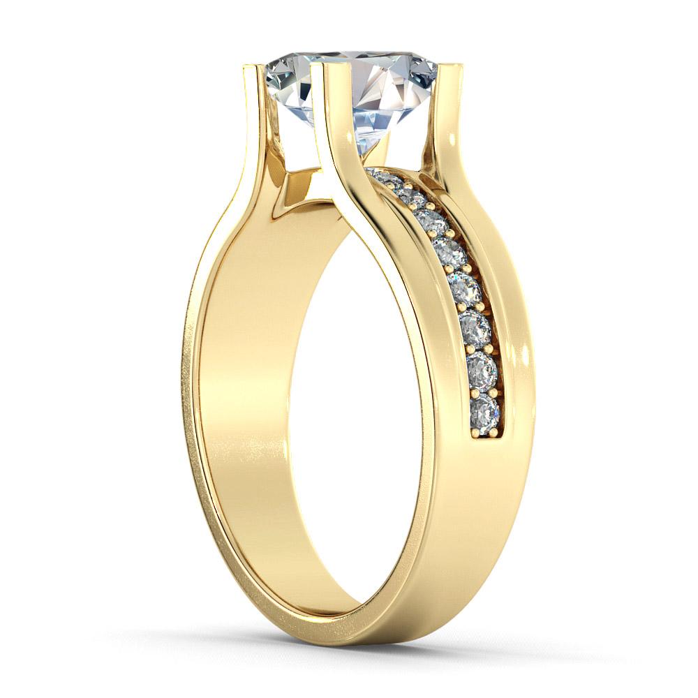 bridge diamond ring