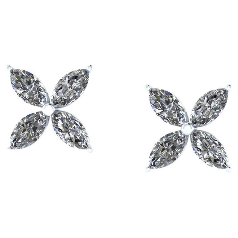 Fleur Marquis Diamond Earrings main image 0