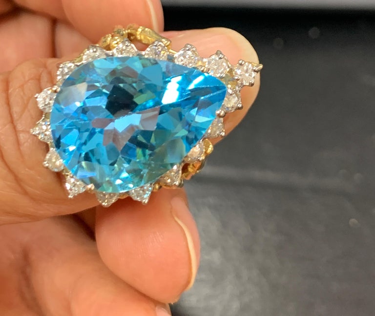 22kt Topaz Ring