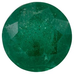 2.20 Ct Emerald Round Loose Gemstone (pierre précieuse en vrac)
