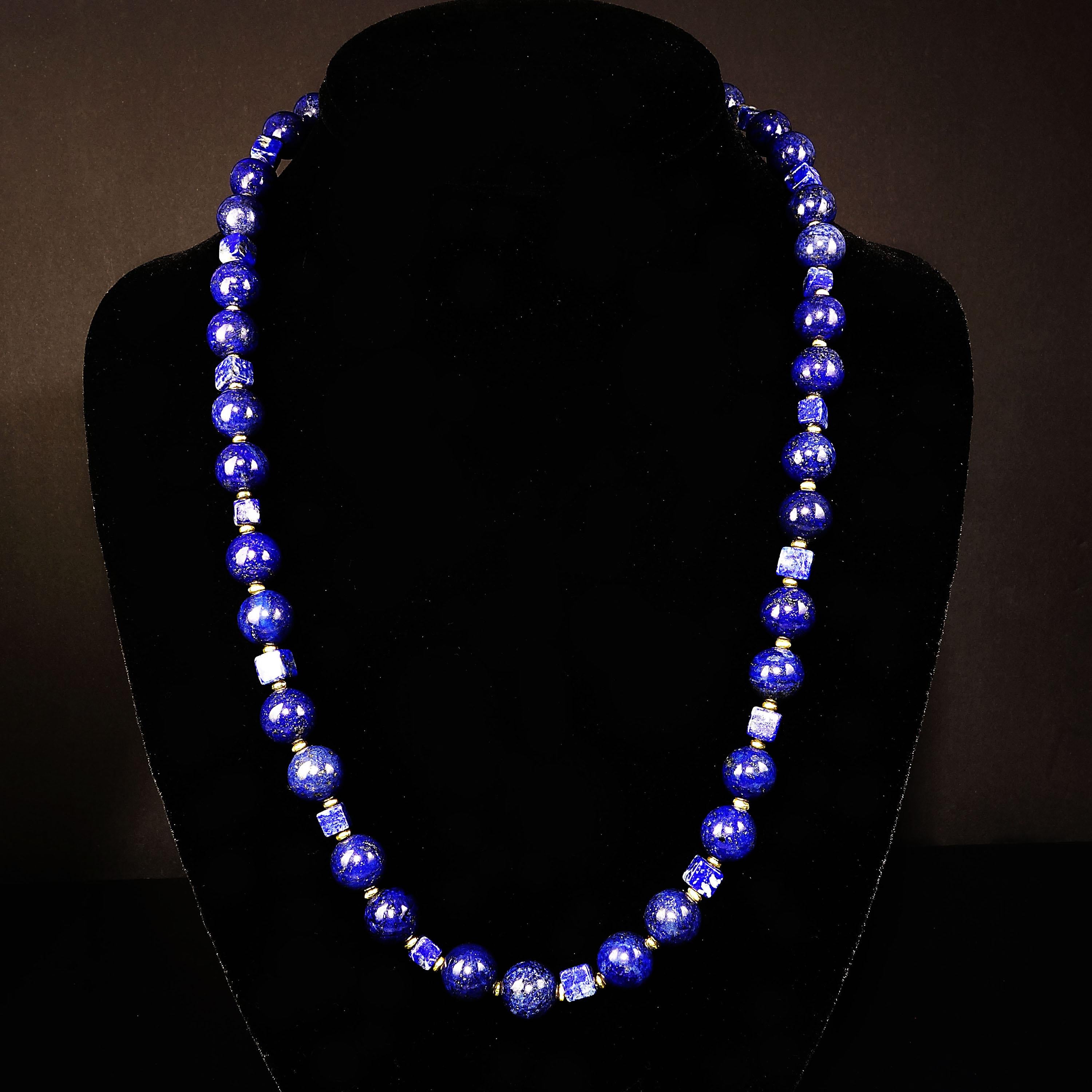 Women's Gemjunky Glowing Blue Lapis Lazuli Necklace