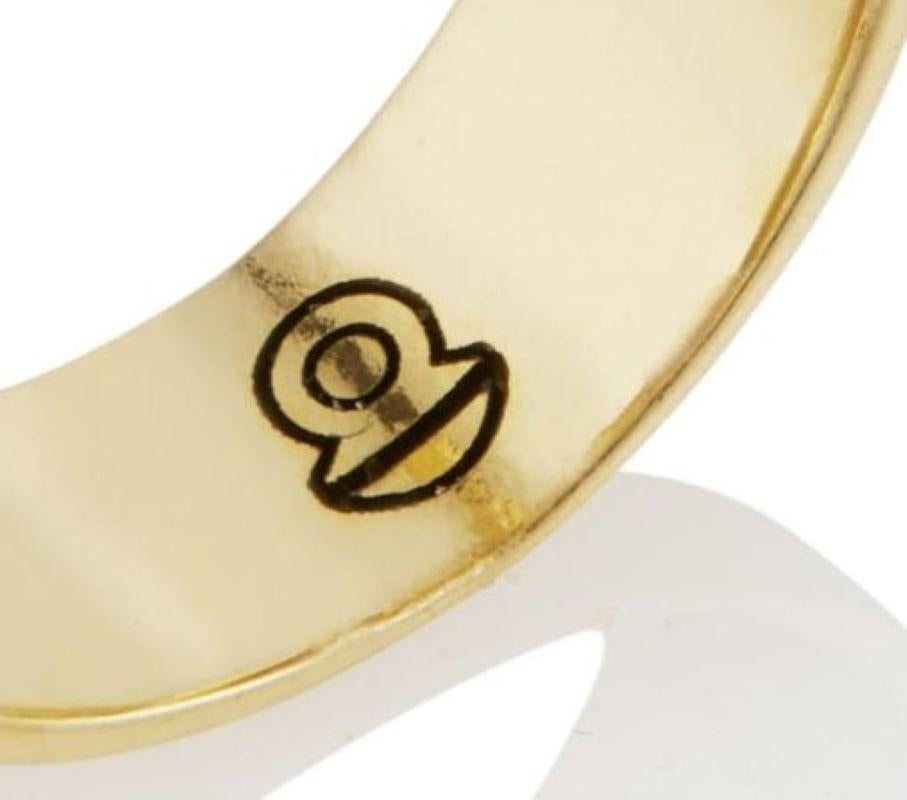 Women's or Men's 22 Karat Chocolate Gold Vermeil Stamped Signet Ring by Chee Lee New York
