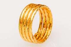 22 Karat Gold Spiralband Ring