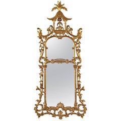 22-Karat Gold Gilt Chippendale Style Frame