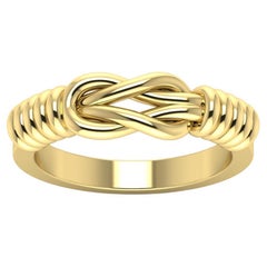 Antique 22 Karat Gold Hercules Knot Ring by Romae Jewelry Inspired by Ancient Designs