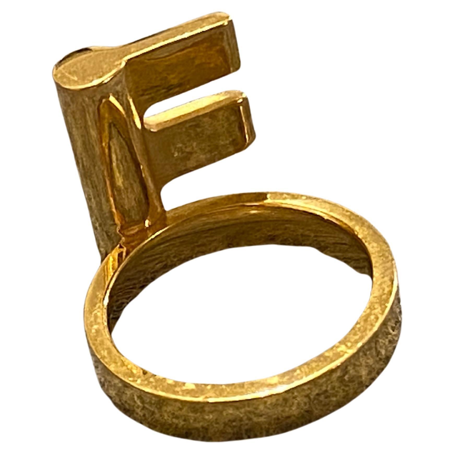 For Sale:  22 Karat Gold Key Ring 2