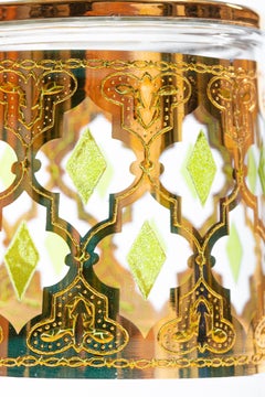 22-Karat Gold Moroccan Themed Jar Container, circa 1965