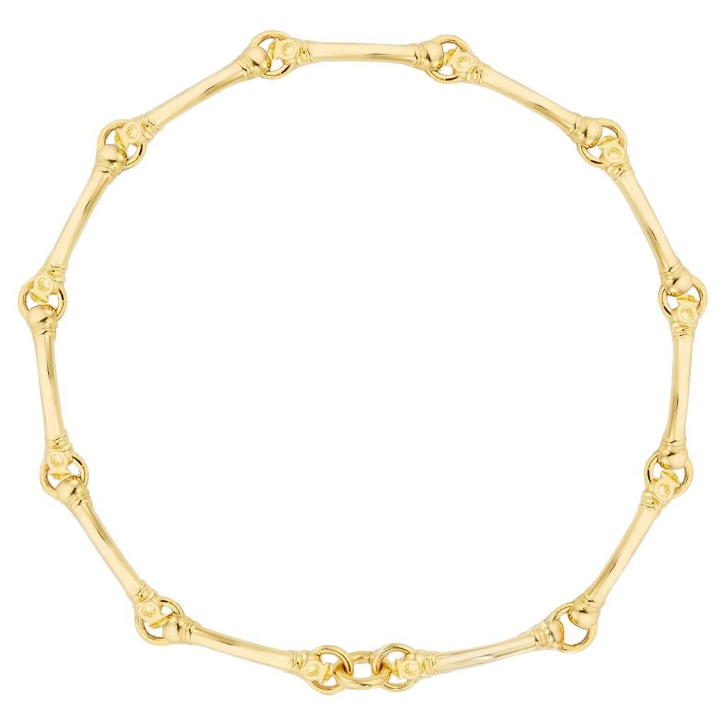 22 Karat Gold Vermeil Senelagos Choker by Chee Lee Designs
