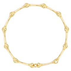 22 Karat Gold Vermeil Senelagos Choker by Chee Lee Designs