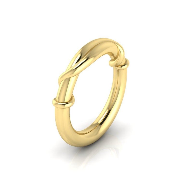 For Sale:  22 Karat Gold Wrap Ring by Romae Jewelry Inspired by Ancient Examples 2