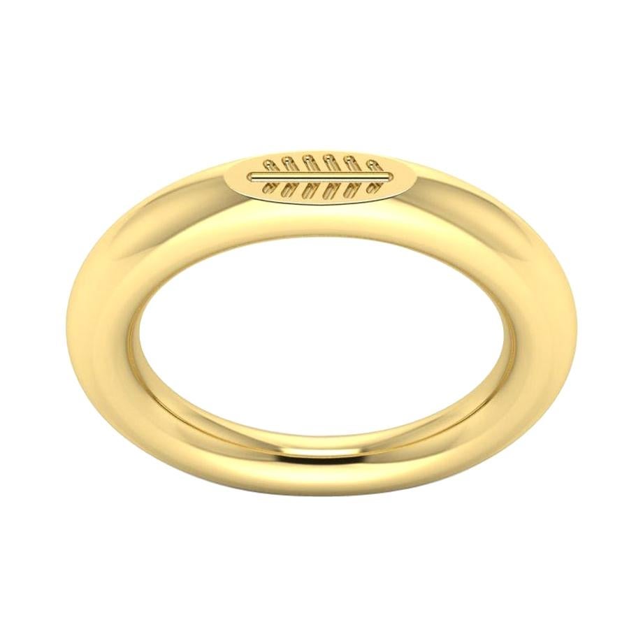 22 Karat Solid Gold Leaf Ring by Romae Jewelry Inspired by Ancient Roman Designs