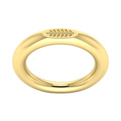 22 Karat Solid Gold Leaf Ring by Romae Jewelry Inspired by Ancient Roman Designs