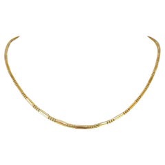 22k Gold Link Necklaces