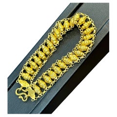 Vintage 22 Karat Yellow Gold 7.6 Gm Link Bracelet Unisex