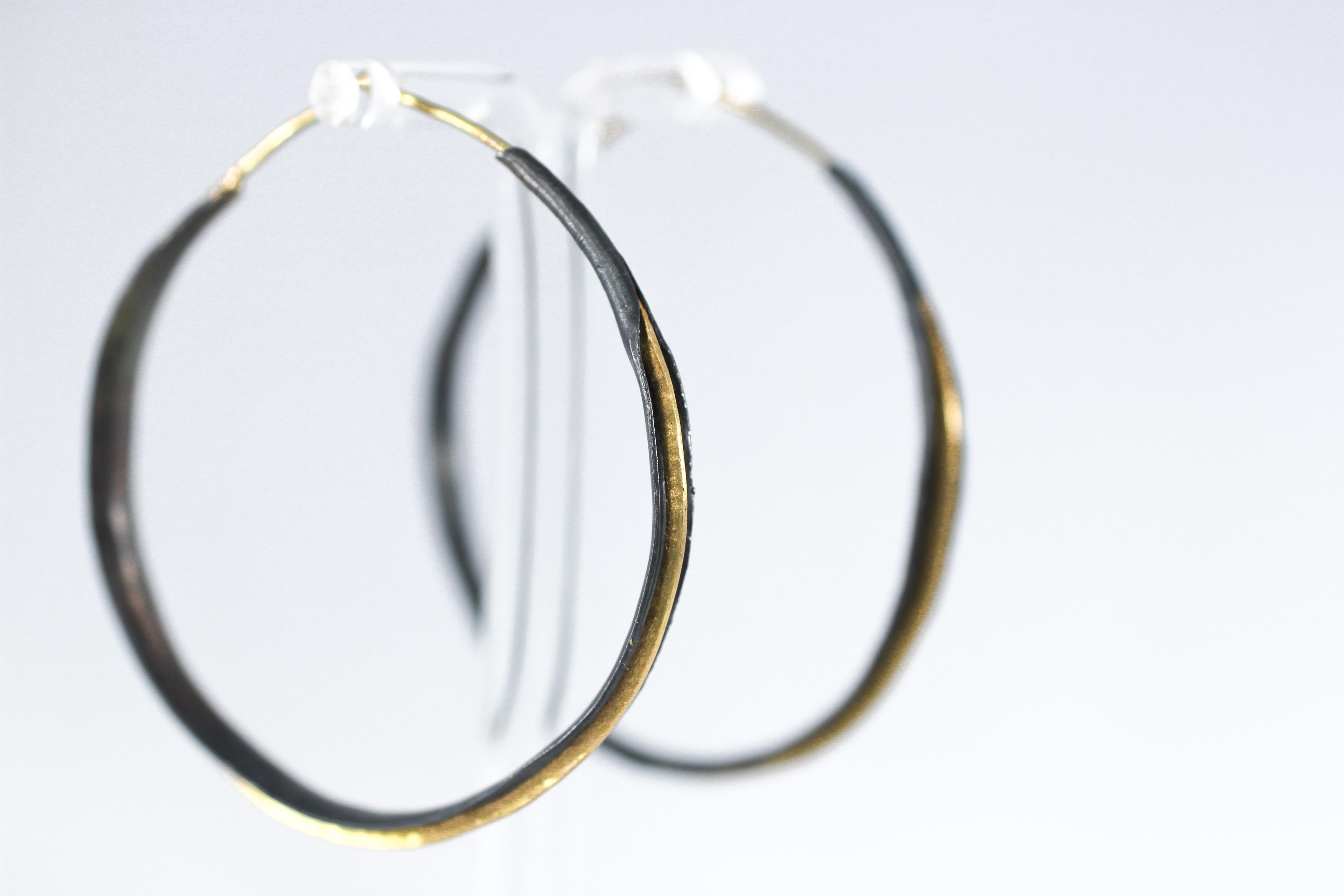 22 carat gold hoop earrings