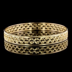 22 Karat Yellow Gold Bangle Bracelet