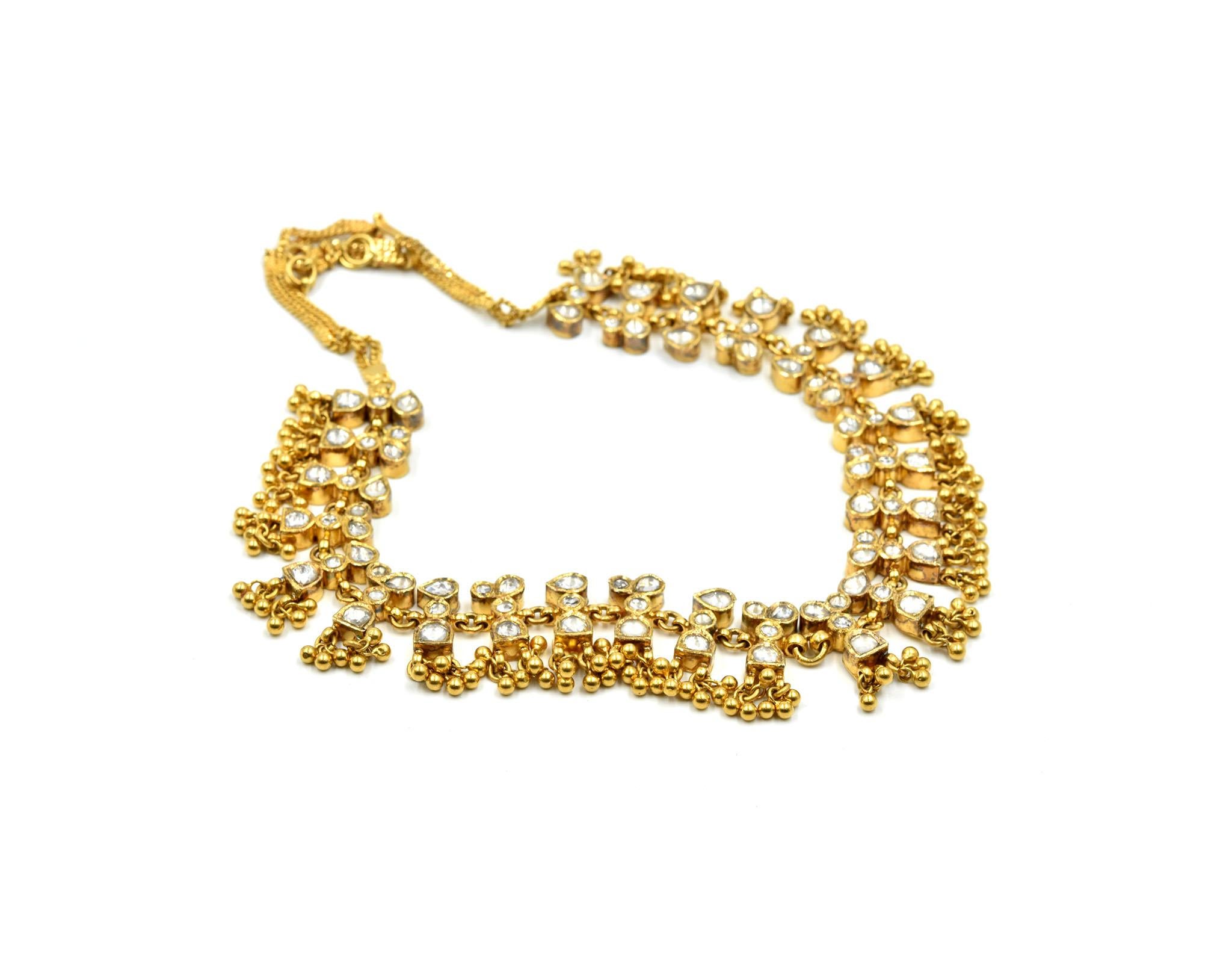 gold choker necklace indian style