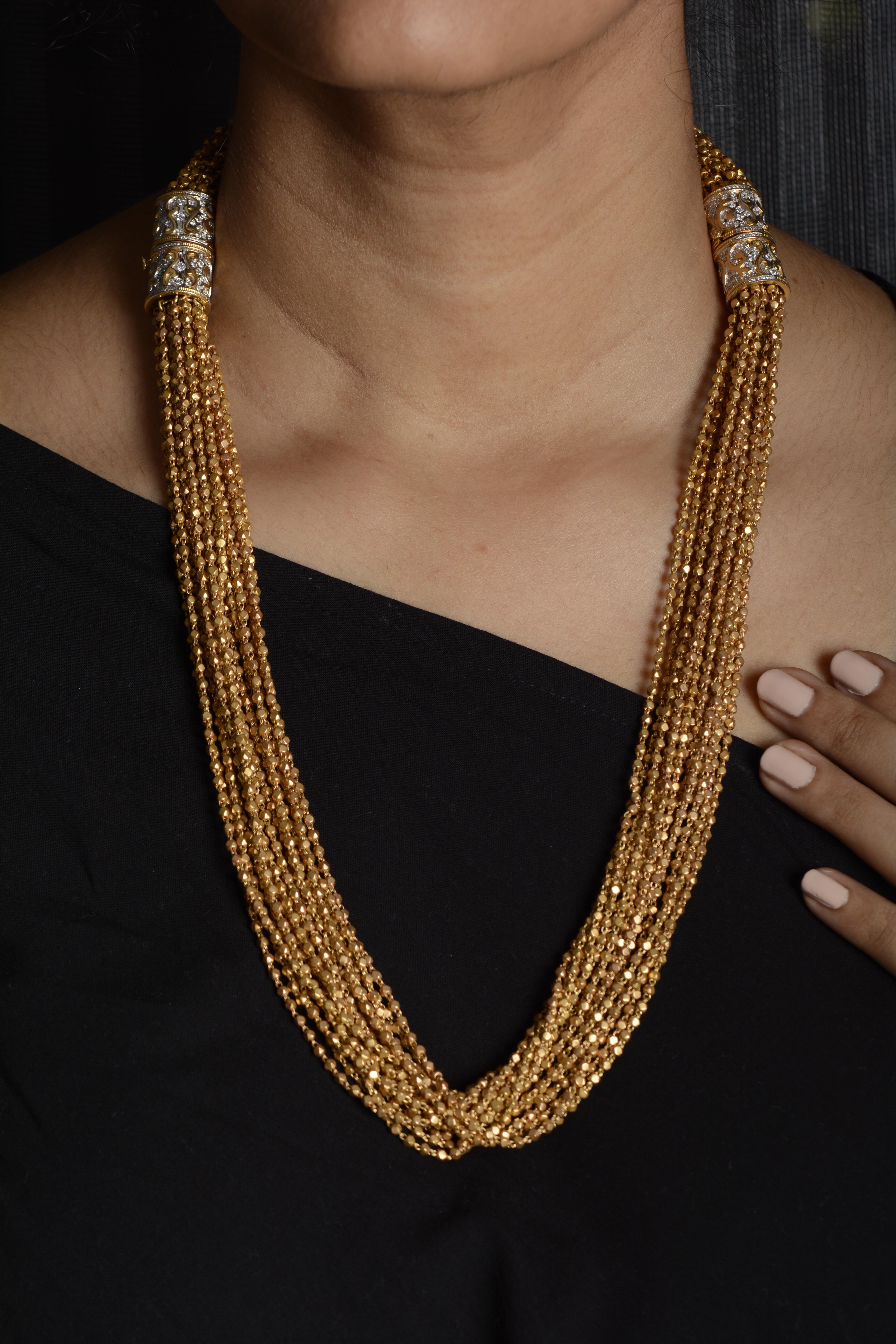 detachable gold necklace