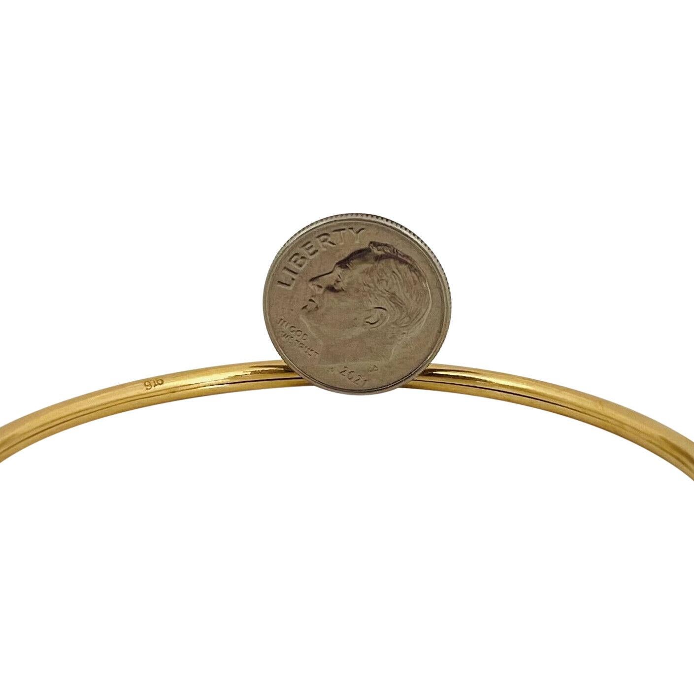 22 Karat Gelbgold Damen-Armreif mit Flex-Diamantschliff 1