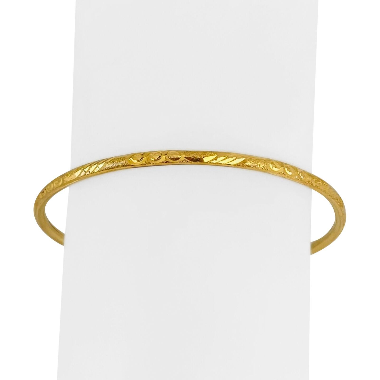 22 Karat Gelbgold Damen-Armreif mit Flex-Diamantschliff 4