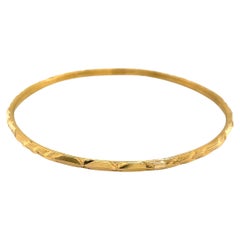 Bracelet classique en or jaune 22 carats