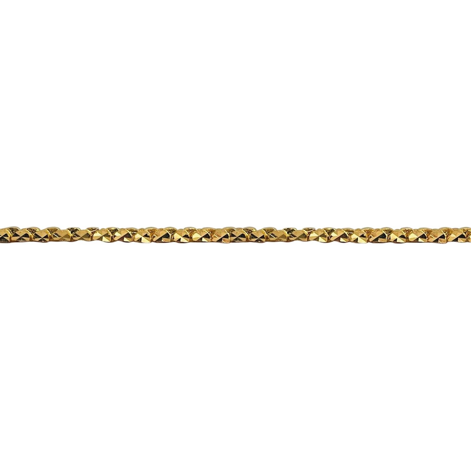 22 Karat Gelbgold Massives Presidential-Gliederarmband mit Diamantschliff im Zustand „Gut“ in Guilford, CT